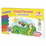 Պլաստիլին դասական ЮНЛАНДИЯ "ВЕСЁЛЫЙ ШМЕЛЬ", 18 գույն - ЮНЛАНДИЯ (SKU: 106432) - Image 2 of 18 | Zangezur Pro