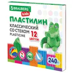 Պլաստիլին դասական BRAUBERG KIDS, 12 գույն - BRAUBERG KIDS (SKU: 106436) - Image 2 of 9 | Zangezur Pro