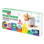 Փափուկ մոմ պլաստիլին BRAUBERG KIDS, 6 գույն - BRAUBERG KIDS (SKU: 106493) - Image 2 of 7 | Zangezur Pro