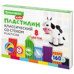 Պլաստիլին դասական BRAUBERG KIDS 8 գույն - BRAUBERG KIDS (SKU: 106501) - Image 2 of 7 | Zangezur Pro