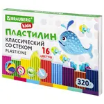 Պլաստիլին դասական BRAUBERG KIDS, 16 գույն - BRAUBERG KIDS (SKU: 106508) - Image 2 of 9 | Zangezur Pro