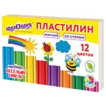 Փափուկ պլաստիլին ЮНЛАНДИЯ "ВЕСЕЛЫЙ ШМЕЛЬ", 12 գույն - ЮНЛАНДИЯ (SKU: 106672) - Image 2 of 10 | Zangezur Pro