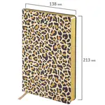 Չթվագրված օրագիր A5 BRAUBERG Vista Leopard, ճկուն էկո-կաշի, 136 թերթ - BRAUBERG (SKU: 112038) - Image 2 of 13 | Zangezur Pro