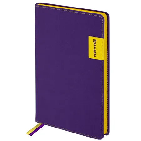 Անամսաթիվ օրագիր A5 BRAUBERG AIM (Մանուշակագույն, 136 թերթ) - BRAUBERG (SKU: 113424) | Zangezur Pro