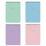 Զսպանակով տետր A5 BRAUBERG "Minimal Pastel" (60 թերթ, վանդակավոր) - BRAUBERG (SKU: 116427) - Image 1 of 7 | Zangezur Pro