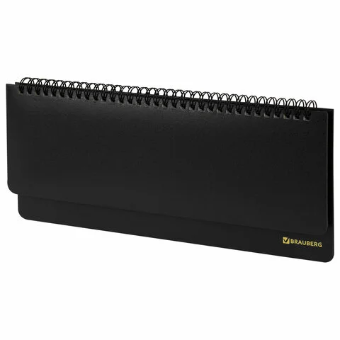 Չթվագռված սեղանի պլաներ BRAUBERG Select (Սև, 305x140 մմ) - BRAUBERG (SKU: 123797) | Zangezur Pro