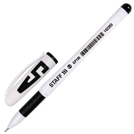 Գել գրիչ բռնակով STAFF «Manager» GP-196, ՍԵՎ - STAFF (SKU: 142393) | KapanStore