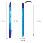 Գնդիկավոր գրիչ BRAUBERG "X-333" NEON SOLID  - BRAUBERG (SKU: 142831) - Image 11 of 12 | Zangezur Pro
