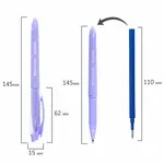 Ջնջվող գելային գրիչ BRAUBERG "X-Erase Pastel", Կապույտ - BRAUBERG (SKU: 143953) - Image 11 of 14 | Zangezur Pro