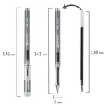 Գելային գրիչ BRAUBERG "Gel One", Սև - BRAUBERG (SKU: 144037) - Image 8 of 10 | Zangezur Pro