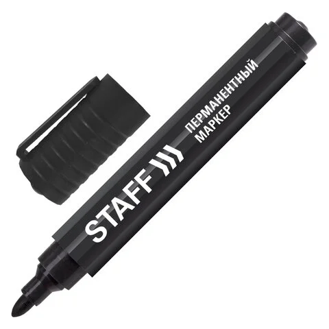 Պերմանենտ մարկեր STAFF (Սև) - STAFF (SKU: 150733) | Zangezur Pro