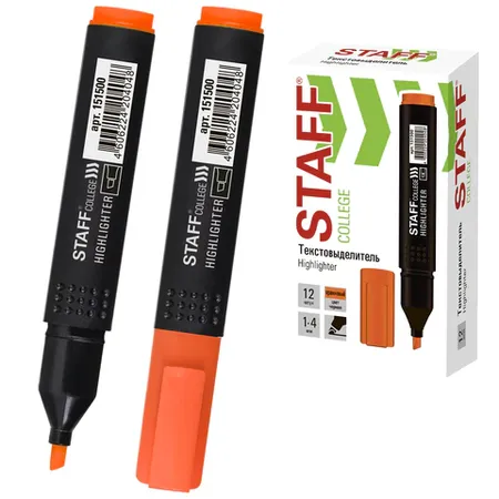 Տեքստընդգծիչ STAFF College STICK (Նարնջագույն) - STAFF (SKU: 151500) | KapanStore