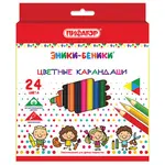Գունավոր մատիտներ ПИФАГОР «Эники-Беники» (24 գույն) - ПИФАГОР (SKU: 181348) - Image 1 of 7 | Zangezur Pro