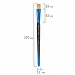Տափակ խոզանե վրձին BRAUBERG PREMIUM № 14 - BRAUBERG (SKU: 200998) - Image 4 of 6 | Zangezur Pro