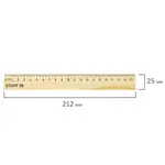 Փայտե քանոն 20 սմ STAFF Wood (Կանադական սոճի) - STAFF (SKU: 210798) - Image 7 of 7 | Zangezur Pro