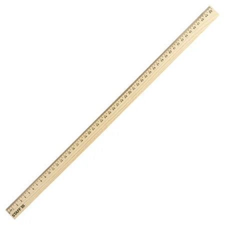 Փայտե քանոն STAFF Wood 50 սմ (Կանադական սոճի) - STAFF (SKU: 210802) | KapanStore
