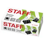 Թղթի սեղմակներ STAFF Everyday (19 մմ, սև) - STAFF (SKU: 224606) - Image 2 of 9 | Zangezur Pro
