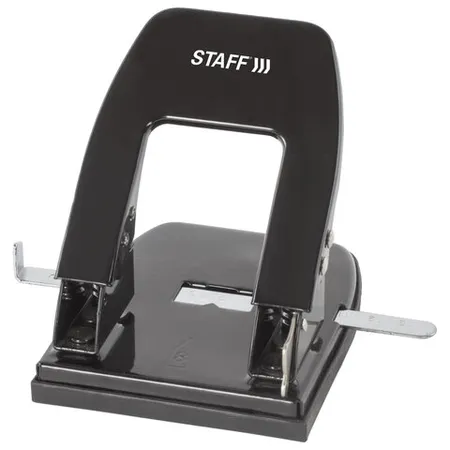 Մետաղական ծակոտիչ STAFF Manager (Սև, մինչև 30 թերթ) - STAFF (SKU: 224650) | Zangezur Pro