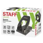 Մետաղական ծակոտիչ STAFF Manager (Սև, մինչև 30 թերթ) - STAFF (SKU: 224650) - Image 2 of 8 | Zangezur Pro