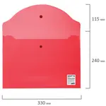 Թղթապանակ-ծրար կոճակով STAFF A4 (Կարմիր) - STAFF (SKU: 225172) - Image 8 of 8 | Zangezur Pro