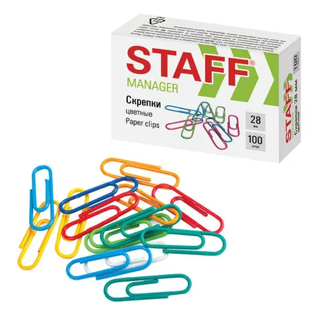 Գունավոր թղթակալներ STAFF Manager (28 մմ) - STAFF (SKU: 226821) | Zangezur Pro