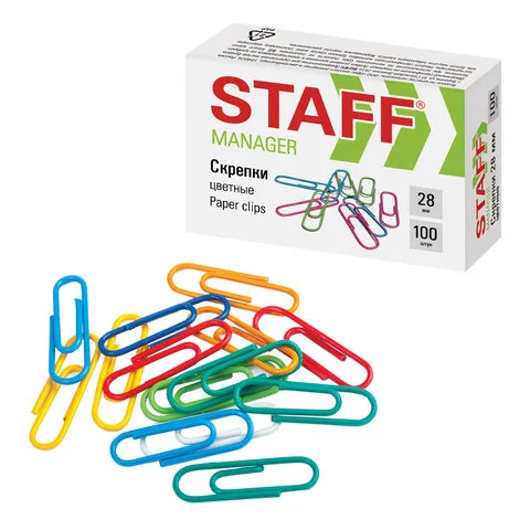 Գունավոր թղթակալներ STAFF Manager (28 մմ) - STAFF (SKU: 226821) | Zangezur Pro