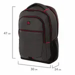 BRAUBERG Urban Boston ունիվերսալ ուսապարկ նոթբուքի համար (Մուգ մոխրագույն) - BRAUBERG (SKU: 228867) - Image 17 of 28 | Zangezur Pro