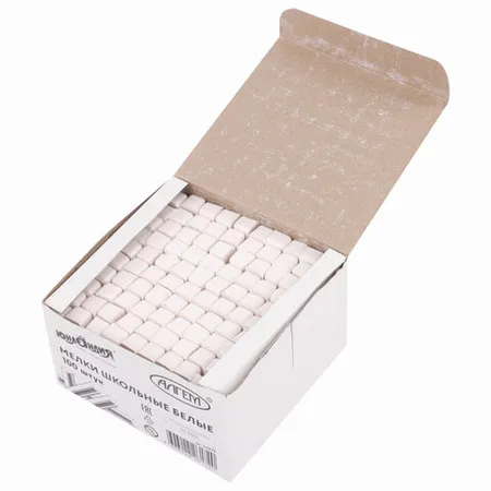 Սպիտակ քառակուսի կավիճ YOUNLANDIA, 100 հատ - ЮНЛАНДИЯ (SKU: 229070) | KapanStore