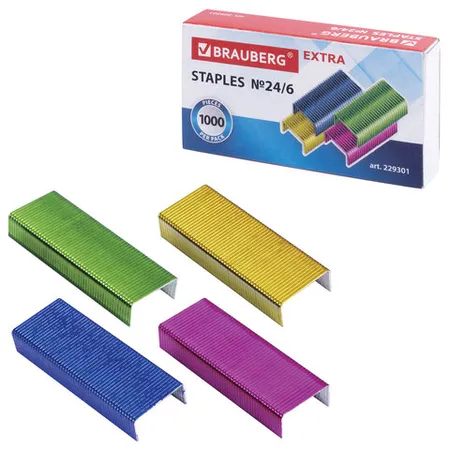 Գունավոր կարիչի միջուկներ BRAUBERG Extra №24/6 - BRAUBERG (SKU: 229301) | KapanStore