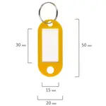 Բանալիների պլաստիկ պիտակներ STAFF Standard (Տեսականի) - STAFF (SKU: 237493) - Image 5 of 8 | Zangezur Pro