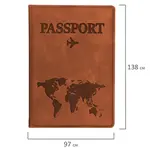 Անձնագրի կազմ STAFF Passport Map (Դարչնագույն, էկոկաշի) - STAFF (SKU: 238876) - Image 7 of 12 | Zangezur Pro