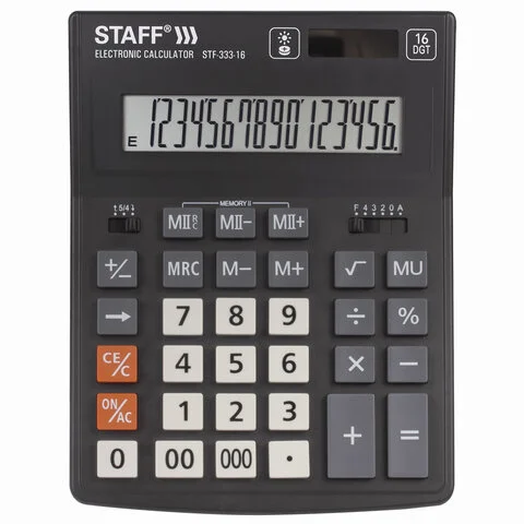 Սեղանի հաշվիչ STAFF PLUS STF-333 - STAFF (SKU: 250417) | KapanStore