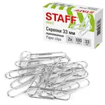Ցինկապատ թղթասեղմակներ STAFF Standard (33 մմ) - STAFF (SKU: 270445) - Image 1 of 6 | Zangezur Pro