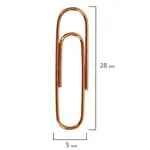 Պղնձապատ թղթակալներ BRAUBERG (28 մմ) - BRAUBERG (SKU: 270448) - Image 4 of 6 | Zangezur Pro