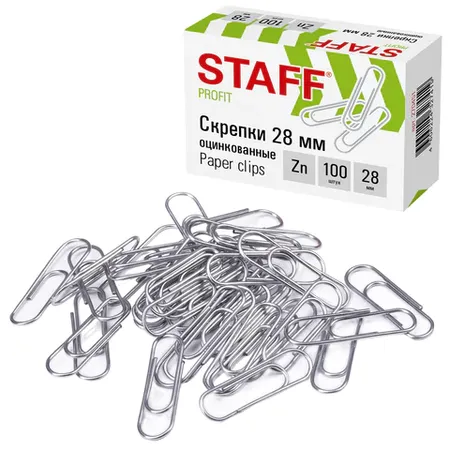 Ամրակներ ցինկապատ STAFF (28 մմ) - STAFF (SKU: 270451) | Zangezur Pro