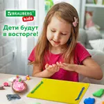 Ծեփելու տախտակ բաժիններով և 2 ծեփիչներով BRAUBERG KIDS, A4, դեղին - BRAUBERG KIDS (SKU: 271144) - Image 10 of 10 | Zangezur Pro