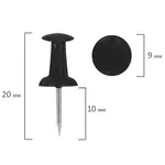 Կոճգամներ-մեխիկներ STAFF (Սև) - STAFF (SKU: 271320) - Image 6 of 7 | Zangezur Pro