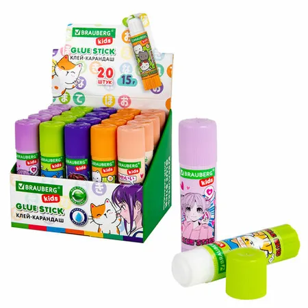 Սոսնձամատիտ BRAUBERG KIDS Anime (15 գ) - BRAUBERG KIDS (SKU: 272472) | Zangezur Pro