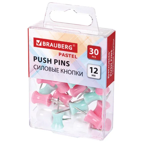 Մեխ-կոճգամներ BRAUBERG PASTEL (Պաստելային գույներ) - BRAUBERG (SKU: 272756) | Zangezur Pro