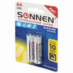 SONNEN մարտկոցներ, AA (LR6, 15A), ալկալային, AA, կոմպլետում 2 հատ. - SONNEN (SKU: 451084) - Image 4 of 9 | Zangezur Pro
