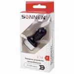 Ավտոմեքենայի լիցքավորման սարք SONNEN 2xUSB, 2.1 Ա - SONNEN (SKU: 454796) - Image 2 of 13 | Zangezur Pro