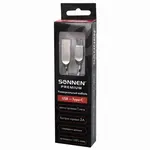 USB 2.0 դեպի Type-C մալուխ, 1 մ, SONNEN Premium - SONNEN (SKU: 513127) - Image 3 of 9 | Zangezur Pro