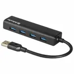 USB-հաբ DEFENDER Quadro Express, 4 դիմանցք (Սև) - DEFENDER (SKU: 513471) - Image 1 of 3 | Zangezur Pro