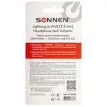 Ականջակալների ադապտեր SONNEN Lightning - AUX 3.5 մմ (Սպիտակ) - SONNEN (SKU: 513565) - Image 4 of 11 | Zangezur Pro