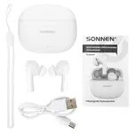 Անլար ականջակալներ SONNEN PREMIUM EP-BH34W, Bluetooth 5.3, սպիտակ - SONNEN (SKU: 514124) - Image 20 of 23 | Zangezur Pro