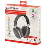 Անլար ականջակալներ SONNEN HP-B12B, Bluetooth 5.4, սև - SONNEN (SKU: 514126) - Image 14 of 16 | Zangezur Pro