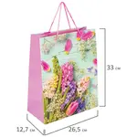 Նվերի տոպրակ ZOLOTAYA SKAZKA Spring Flowers (26x13x32 սմ, Վարդագույն) - ЗОЛОТАЯ СКАЗКА (SKU: 608247) - Image 5 of 6 | Zangezur Pro
