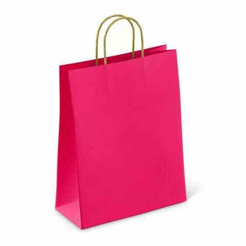 Կրաֆտ թղթե նվերի տոպրակ «Ruby red» 26x15x35 սմ կարմիր (80գ) - ПЗБМ (SKU: 701002) | Zangezur Pro